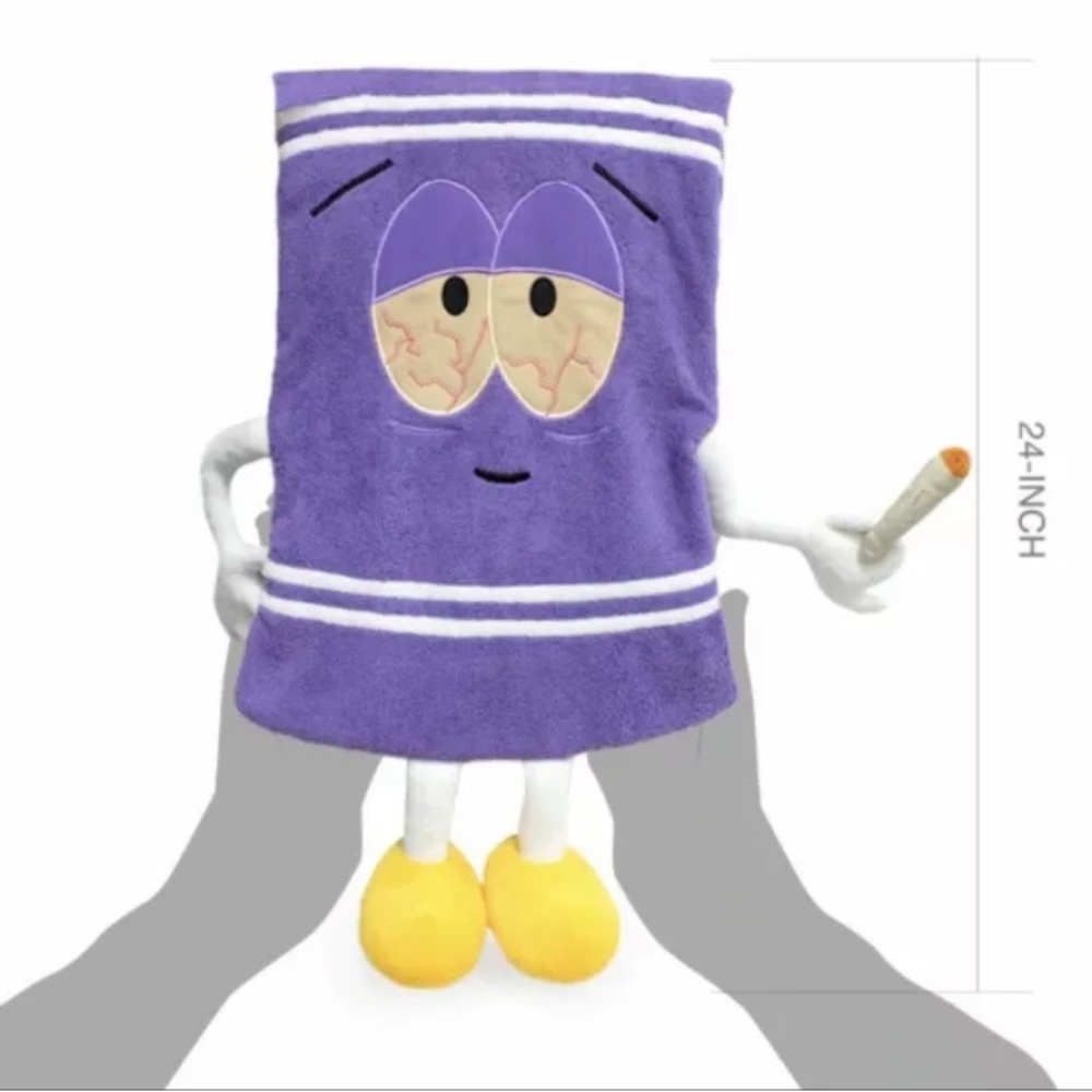 KIDROBOT SOUTH PARK STONED TOWELIE 24 Inch Towel Adidas Dunny Munny Supreme 420 - Picture 12 of 12